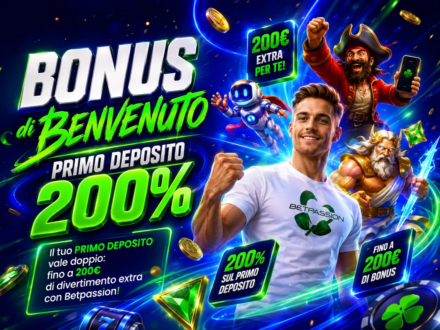 Primo deposito 200